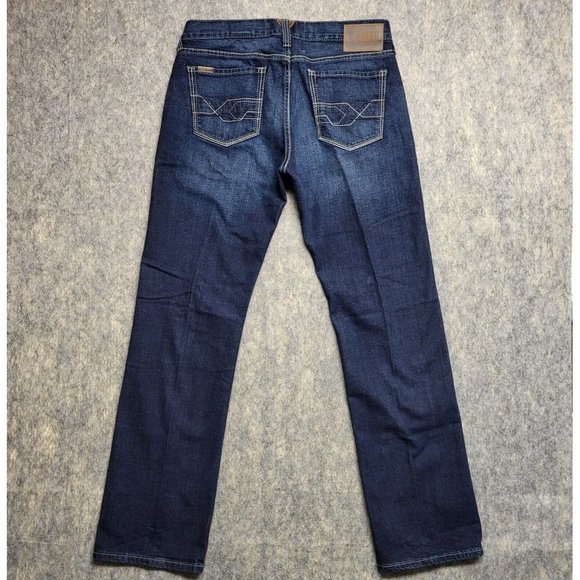 Ariat M7 Rocker Straight Jeans Mens 34x34 Blue Stretch Denim Western Casual - Picture 2 of 13